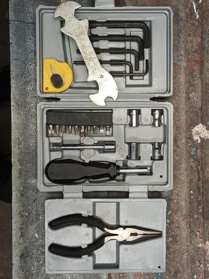 Fiets Gereedschap Koffertje - Complete Set, Fietsen en Brommers, Fietsaccessoires | Fietsgereedschap, Zo goed als nieuw, Gereedschapsset