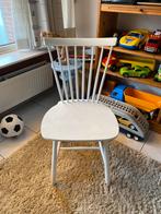 Witte Spijlenstoel, Huis en Inrichting, Stoelen, Ophalen, Gebruikt, Wit, Eén