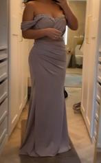 Mooie Abiye Jurk offshoulder met steentjes, Kleding | Dames, Jurken, Maat 38/40 (M), Beige, Ophalen of Verzenden, Zo goed als nieuw