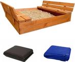 Houten Zandbak met Opklapbare Deksel en Zitbank, Kinderen en Baby's, Ophalen, Gebruikt