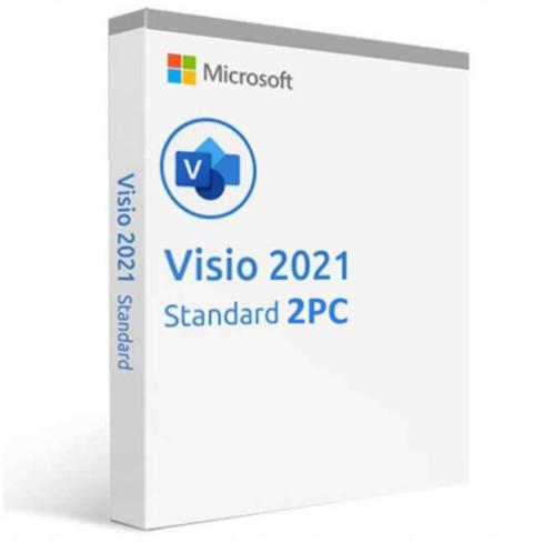 Visio 2021 Standard (2PC), Computers en Software, Besturingssoftware, Nieuw, Windows, Ophalen of Verzenden