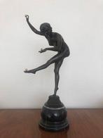 Beeld brons danseres in art deco stijl, Antiek en Kunst, Antiek | Koper en Brons, Ophalen of Verzenden, Brons