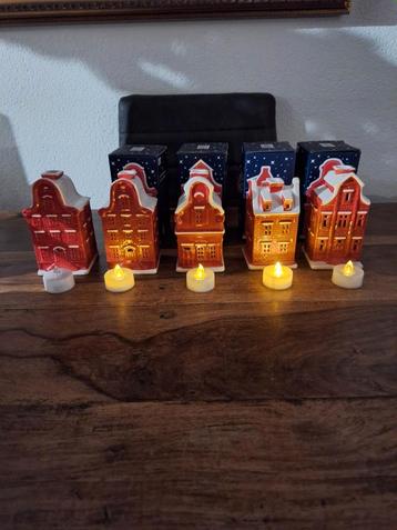 Postcode Loterij Kerst Huisjes Set beschikbaar voor biedingen