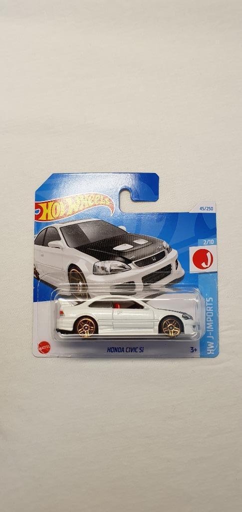 Hot Wheels 1999 Honda Civic Si wit, Hobby en Vrije tijd, Modelauto's | Overige schalen, Nieuw, Auto, Ophalen of Verzenden