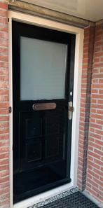 Hardhouten voordeur, Doe-het-zelf en Verbouw, Deurkozijn, Zo goed als nieuw, Hout, Ophalen