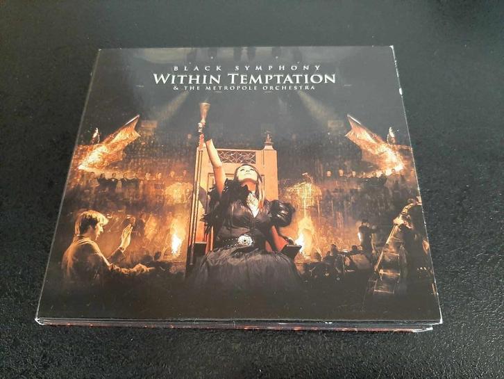Within Temptation: Black symphony(DE) gesigneerd door Ruud!, Cd's en Dvd's, Cd's | Hardrock en Metal, Gebruikt, Ophalen of Verzenden
