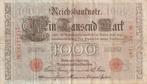 Duitsland 1910 - 1000 Mark, Postzegels en Munten, Bankbiljetten | Europa | Niet-Eurobiljetten, Ophalen of Verzenden, Duitsland