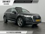 Audi Q5 2.0 TDI quattro S-Line Pano Luchtvering ACC Head 2.0, Automaat, Gebruikt, Euro 6, Leder en Stof