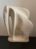 Stenen Olifant - Crèmekleurig Kunstobject, Antiek en Kunst, Kunst | Beelden en Houtsnijwerken, Ophalen of Verzenden