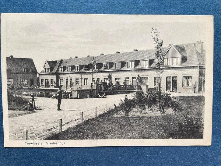Terwinselen - Vredeshofje, Verzamelen, Ansichtkaarten | Nederland, Gelopen, Limburg, 1920 tot 1940, Ophalen of Verzenden