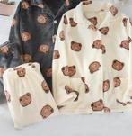 Beertjes Pyjama Set - XS/S, Kleding | Dames, Ophalen of Verzenden, Nieuw, Maat 34 (XS) of kleiner, Beige