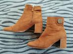Massimo Dutti enkellaarzen cognackleur, Verzenden, Lage of Enkellaarzen, Zo goed als nieuw, Bruin