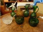 retro vintage Murano Empoli noppen - glas, Verzamelen, Retro, Ophalen, Huis en Inrichting