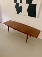 Deense vintage salontafel, Ophalen, Gebruikt, 100 tot 150 cm, 50 tot 100 cm