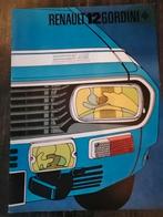 folder renault 12 gordini, Ophalen of Verzenden, Nieuw, Renault