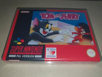 Tom and Jerry SNES Game Case