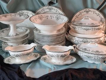 Societe ceramique HOUBLON 10 Pers. Dinerservies . beschikbaar voor biedingen