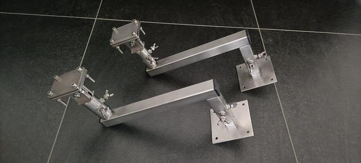 RVS boot rodpod steun met verleng arm , zeer degelijk !, Watersport en Boten, Hengelsport | Karpervissen, Nieuw, Overige typen