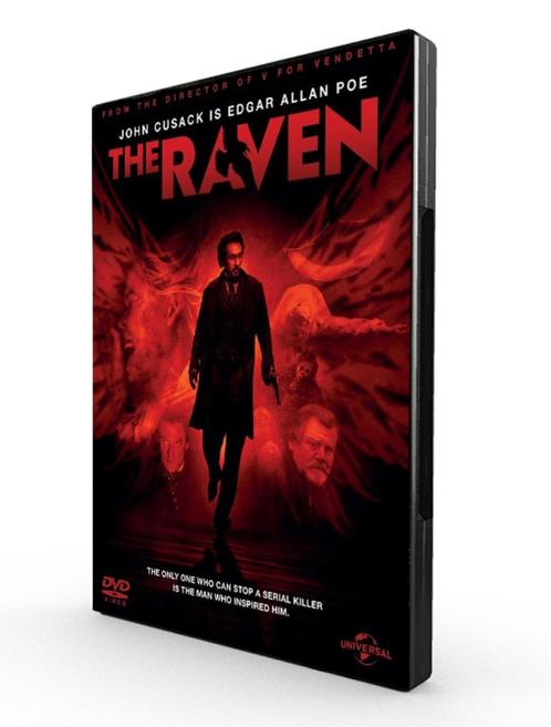 The Raven (2012) Edgar Allan Poe, John Cusack DVD!, Cd's en Dvd's, Dvd's | Horror, Nieuw in verpakking, Monsters, Vanaf 16 jaar