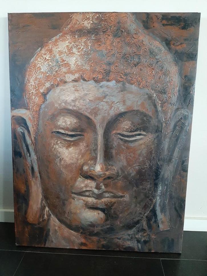 Boeddha Schilderij - Rustgevende Uitstraling. Teab, Antiek en Kunst, Kunst | Schilderijen | Abstract, Ophalen