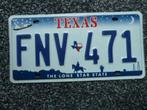 Kentekenplaat licenseplate Texas Challenger 2 USA, Verzenden, Gebruikt, Auto's