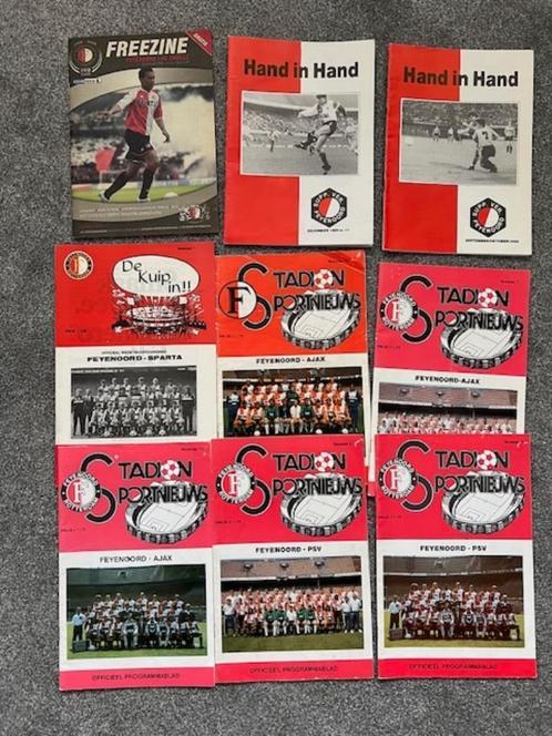 8x oude FEYENOORD programma's tegen oa PSV , AJAX , SPARTA, Verzamelen, Sportartikelen en Voetbal, Gebruikt, Boek of Tijdschrift