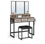 Nette kaptafel nog geen jaar oud, Huis en Inrichting, Tafels | Kaptafels, Ophalen, Metaal of Aluminium, 100 tot 150 cm, 50 tot 100 cm