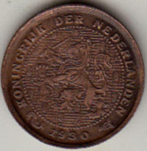 1/2 cent 1930, Postzegels en Munten, Munten | Nederland, Overige waardes, Koningin Wilhelmina, Verzenden