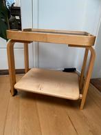 Vintage IKEA Brunabo serveerwagen / bijzettafel met dienblad, Huis en Inrichting, Tafels | Sidetables, Ophalen, 50 tot 100 cm