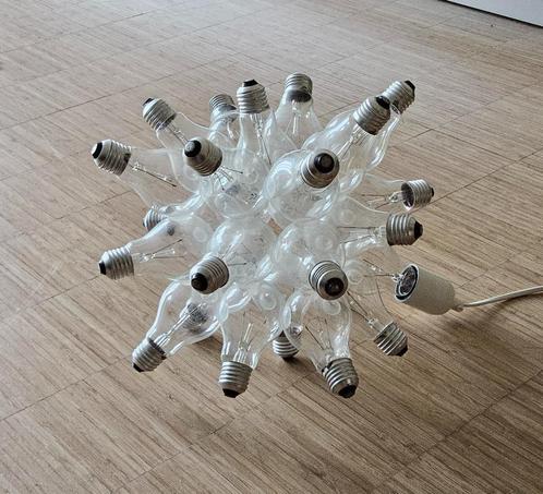 Jan Paul Meulendijks design Lamp - 26 gloeilampen, Huis en Inrichting, Lampen | Tafellampen, Zo goed als nieuw, Minder dan 50 cm