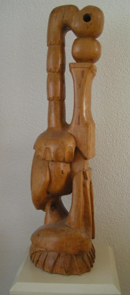 Hubert Bekman Symbolische Vogel Berkenhout 1955  (NHS), Antiek en Kunst, Kunst | Beelden en Houtsnijwerken, Ophalen of Verzenden
