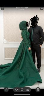 2 in 1 Hennajurk/ abiye groen 34/36/38/40, Kleding | Dames, Gelegenheidskleding, Ophalen, Overige typen, Zo goed als nieuw, Maat 36 (S)