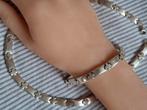 Sterling zilveren 925 Esprit j.80 collier+bijpassende armb., Ophalen of Verzenden, Zilver, Ketting