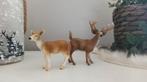 Set Schleich rendier / hert, Verzamelen, Dierenverzamelingen, Ophalen of Verzenden, Zo goed als nieuw, Hert, Beeldje of Figuurtje