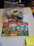Lego friends set caravan met auto. Set 41034, Ophalen of Verzenden, Gebruikt