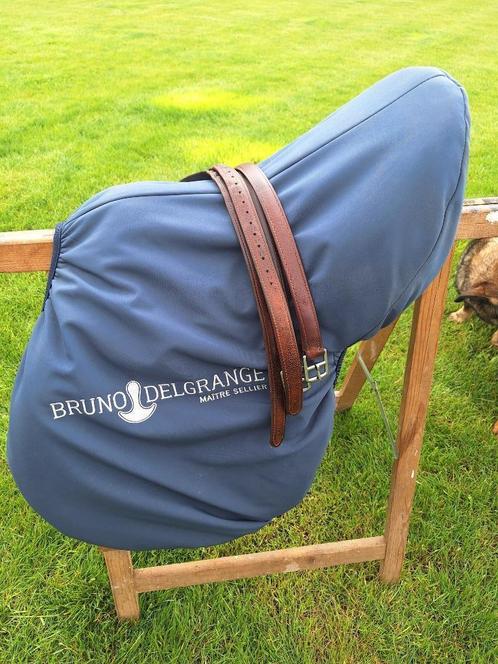 Bruno Delgrange Springzadel Kalfsleer, Sport en Fitness, Overige Sport en Fitness, Zo goed als nieuw, Ophalen