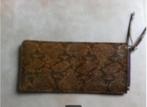 Brillen etui met print bruin Br20cm H10cm, Ophalen of Verzenden, Zo goed als nieuw, Bruin, Overige merken