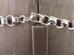 Zilveren jasseron collier                                Z49, Sieraden, Tassen en Uiterlijk, Kettingen, Gebruikt, ., Ophalen of Verzenden