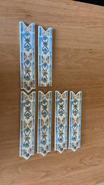 Randtegels 5 stuks 22,5 x 5 cm, Doe-het-zelf en Verbouw, Tegels, Ophalen of Verzenden, Nieuw, Minder dan 5 m²
