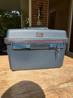 Delsey Beautycase / Make-up Koffer met Spiegel & Sleutel x2, Sieraden, Tassen en Uiterlijk, Koffers, Gebruikt, Hard kunststof