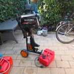 Suzuki 6pk 4takt kortstaart buitenboordmotor +  trolley, Ophalen, Gebruikt, 5 tot 10 pk, Viertaktmotor
