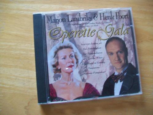 cd operette Marjon Lambriks, Henk Poort, Cd's en Dvd's, Cd's | Klassiek, Zo goed als nieuw, Opera of Operette, Ophalen of Verzenden