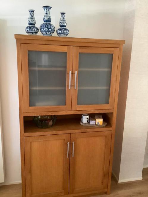 Buffetkast, eiken, Huis en Inrichting, Kasten | Buffetkasten, Zo goed als nieuw, 25 tot 50 cm, Ophalen