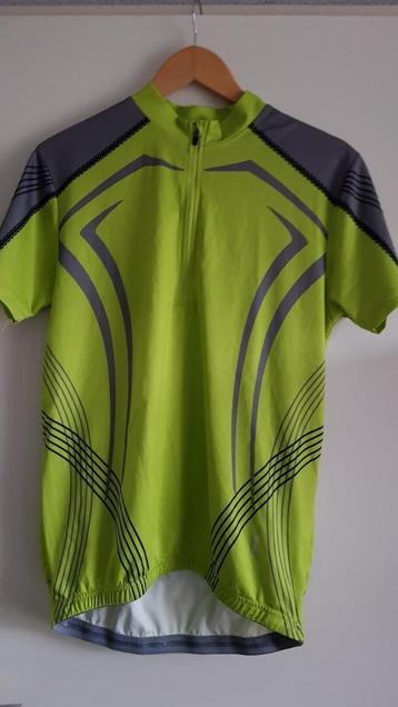 Fietsshirt Lime /grijs beschikbaar voor biedingen