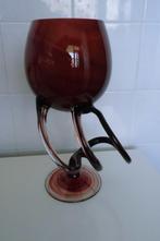 vaas glas, Gebruikt, Overige kleuren, Ophalen of Verzenden, Glas