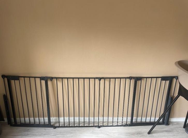 BabyDan Flex traphekje 2 deuren, Kinderen en Baby's, Traphekjes, Zo goed als nieuw, Schroefhekje, Metaal of IJzer, 115 cm of meer