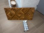 Rechthoeking houten stevige Salon tafel, Huis en Inrichting, Ophalen, Gebruikt, 100 tot 150 cm, 50 tot 75 cm