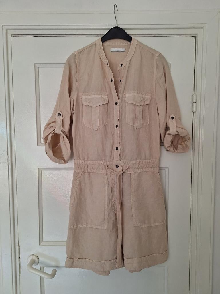 Jumpsuit kort crème., Kleding | Dames, Jumpsuits, Ophalen of Verzenden, Zo goed als nieuw, Beige