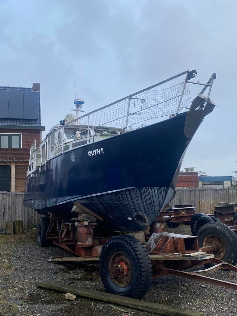 Motorjacht 11x3,75m uit 1987 met MAN diesel, Ophalen