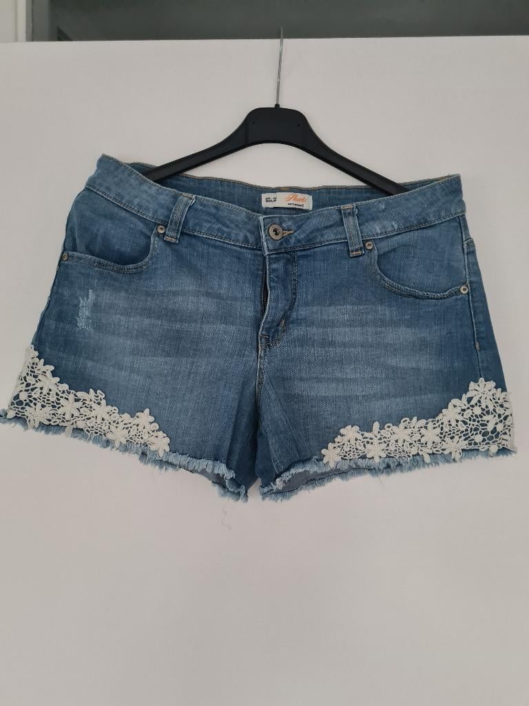 Jeans short, Blauw, Nieuw, Ophalen of Verzenden, W33 - W36 (confectie 42/44)